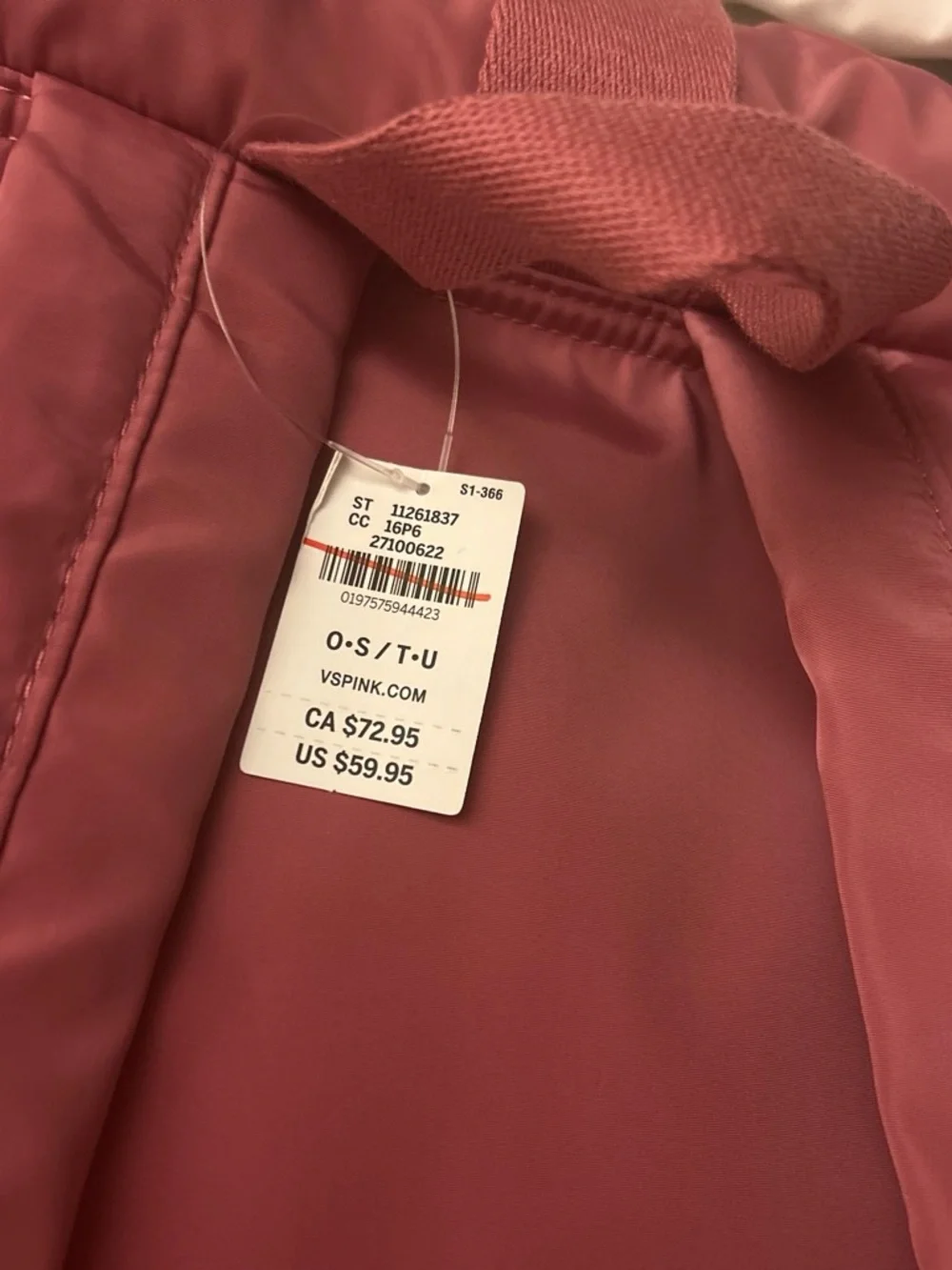 Burgundy Victoria’s secret PINK book bag